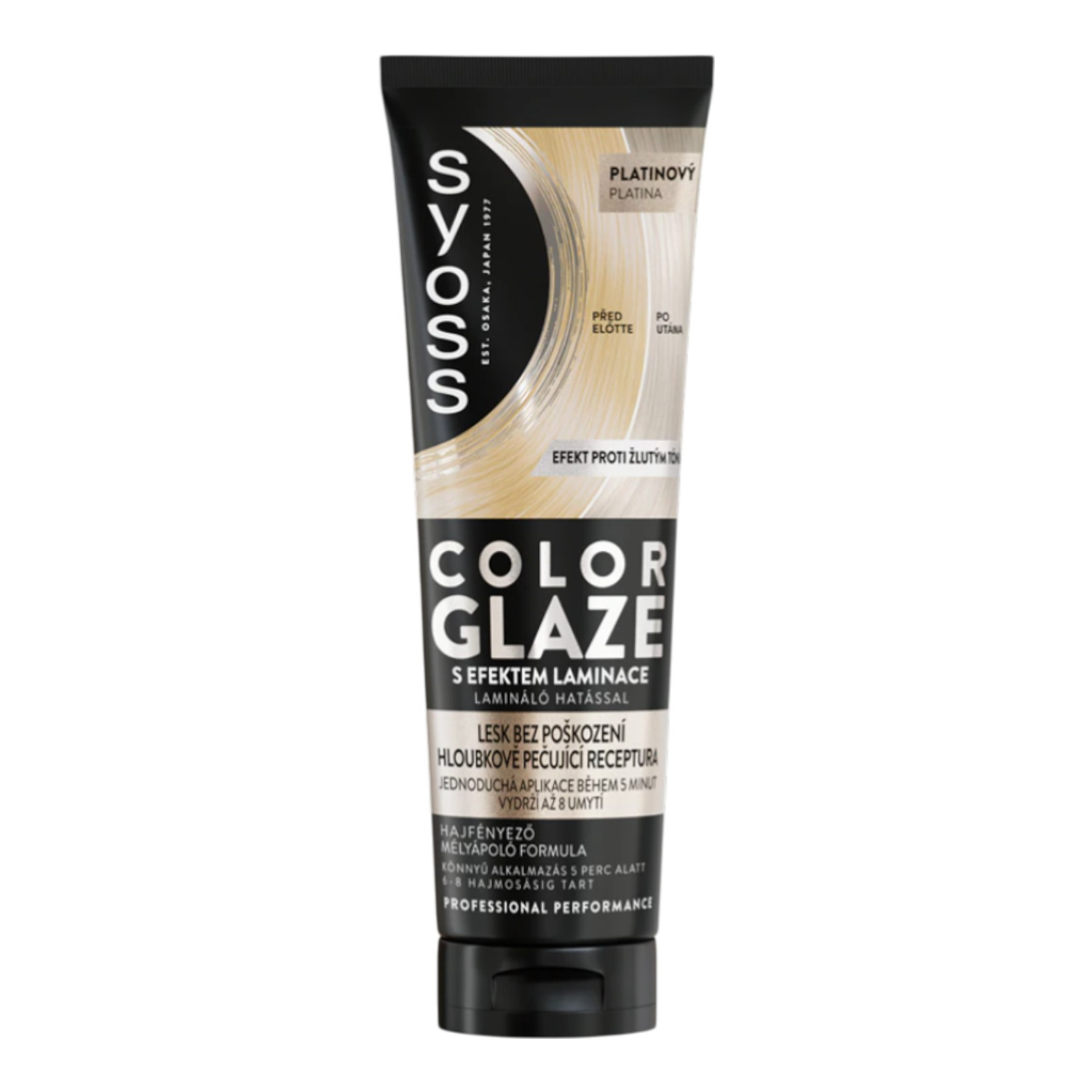 Syoss Color Glaze nabłyszczający toner do włosów z efektem laminacji Platyna 130 ml
