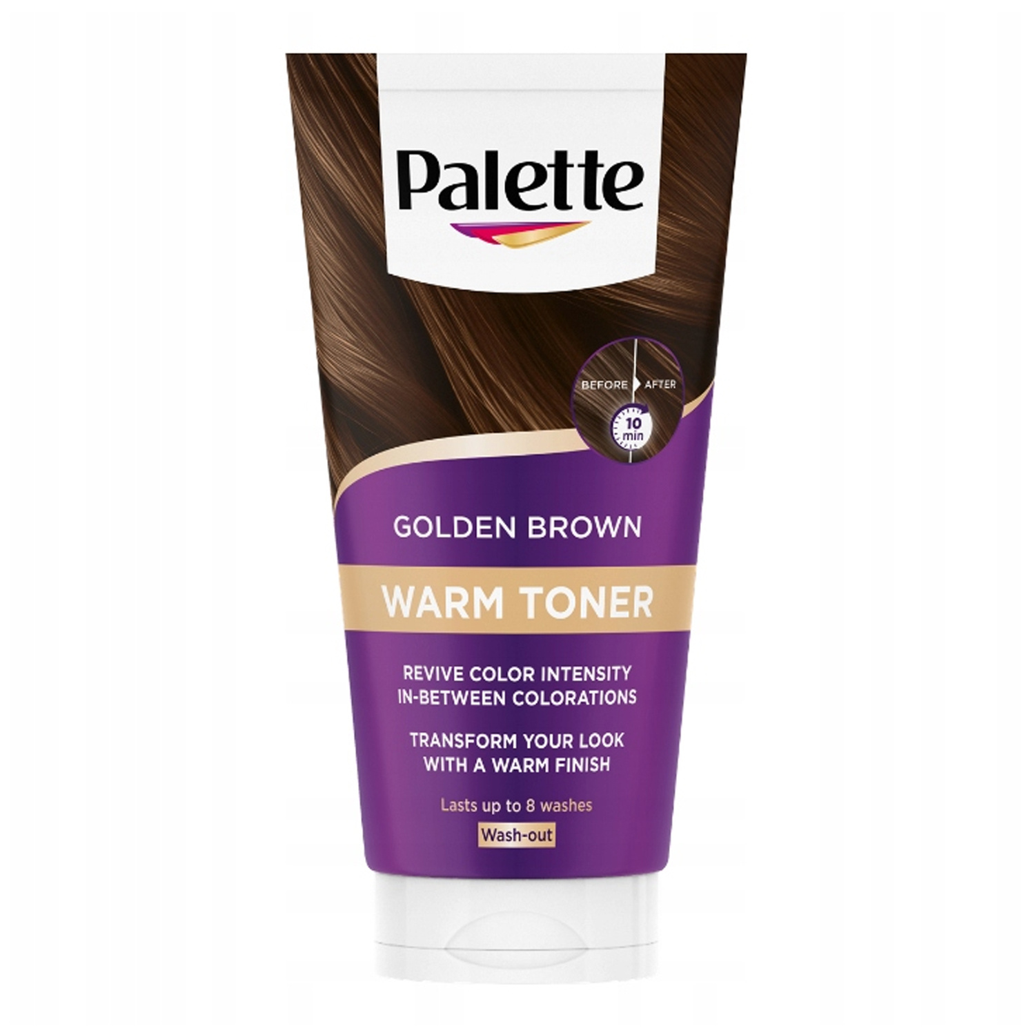 Palette ciepły toner do włosów Golden Brown 150 ml
