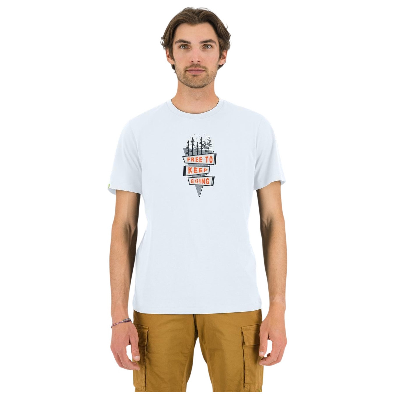 Koszulka męska Karpos Outd. Trees T-Shirt Rozmiar: L / Kolor: biały