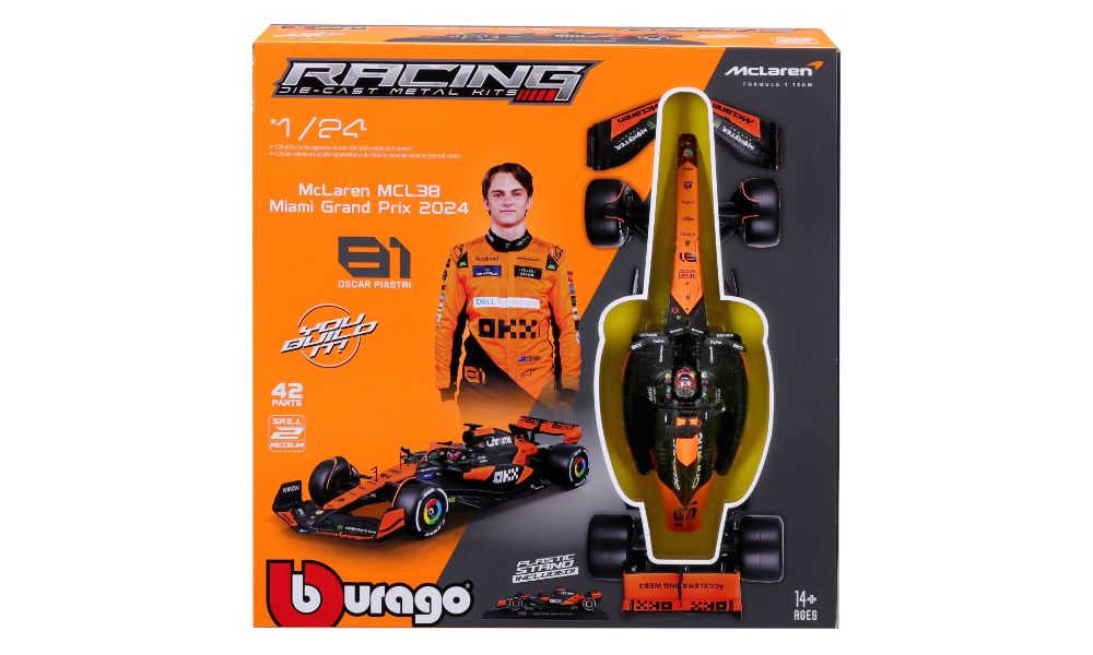F1 Model Kit Mclaren Team Mcl38 81 Oscar Piastri - model lub pojazd