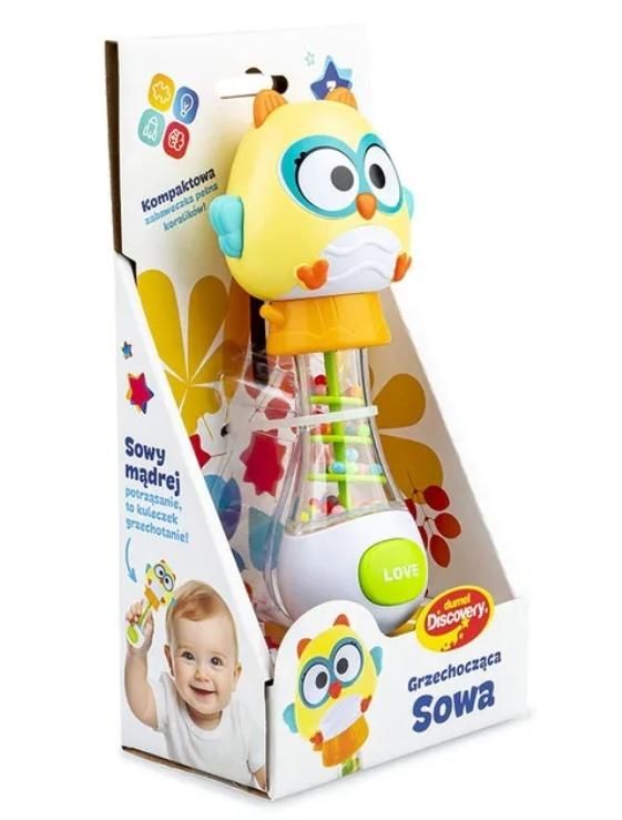 Sowa grzechoczący - zabawka
