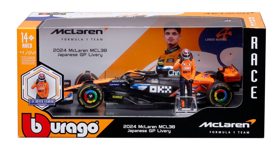 Formula With Figure Mclaren Team Mcl38 - model lub pojazd