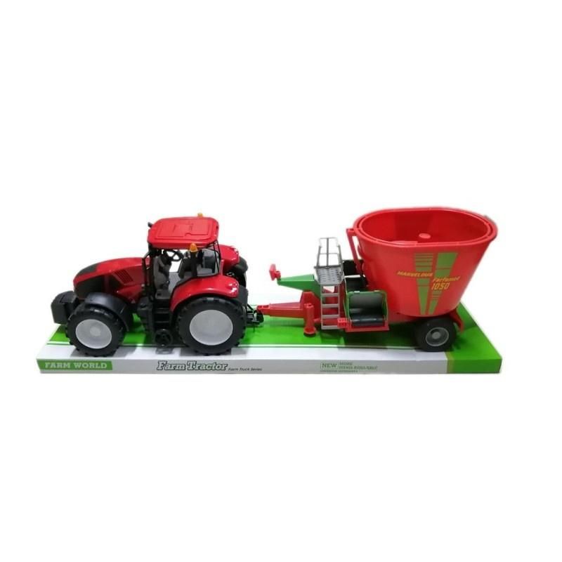 Traktor z paszowozem - model lub pojazd
