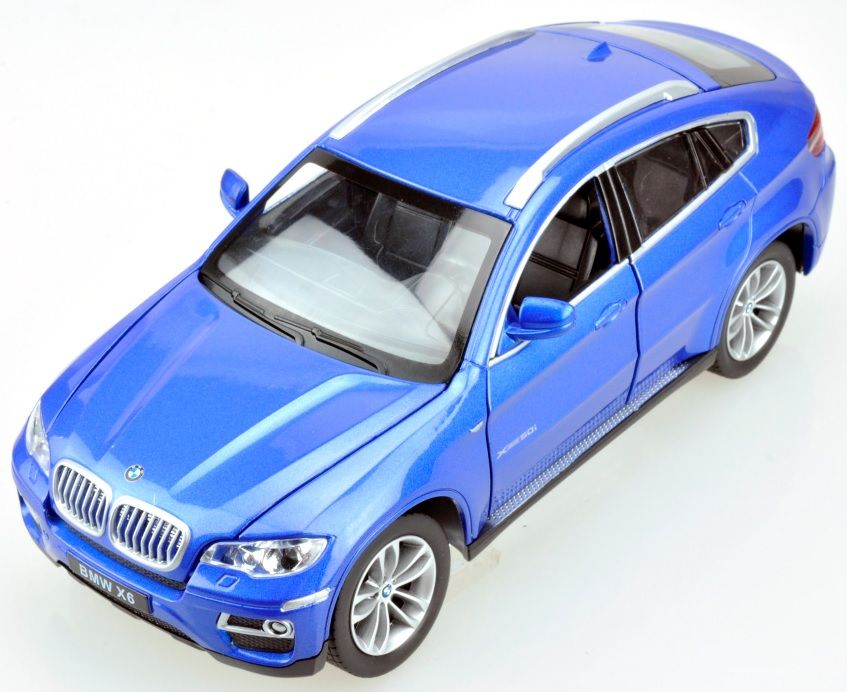 Model 126 Bmw X6 niebieski światło dźwięk - - - model lub pojazd