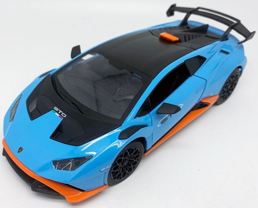 Model 124 Lamborghini Huracan niebieski światło dźwięk - - - model lub pojazd