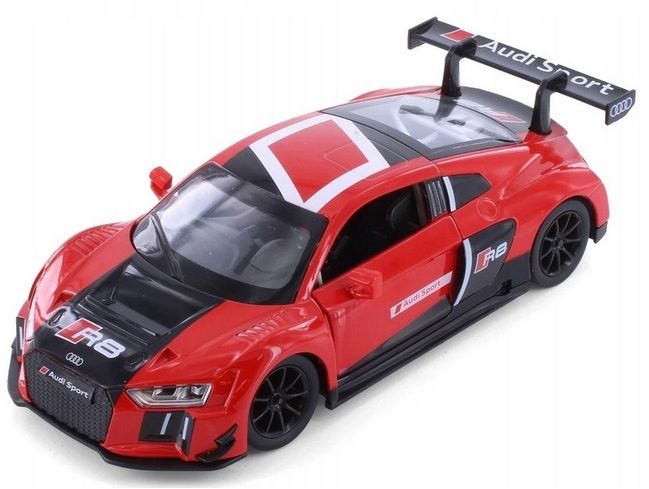 Model Audi R8 Lms czerwony ze światłem i dźwiękiem - - - model lub pojazd