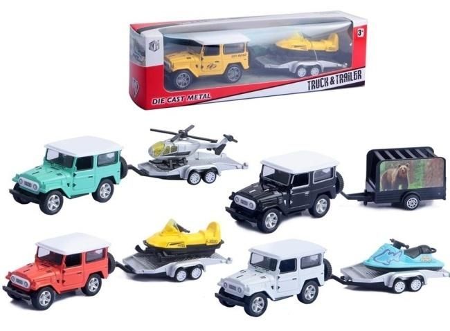 Jeep laweta metal z napędem - model lub pojazd