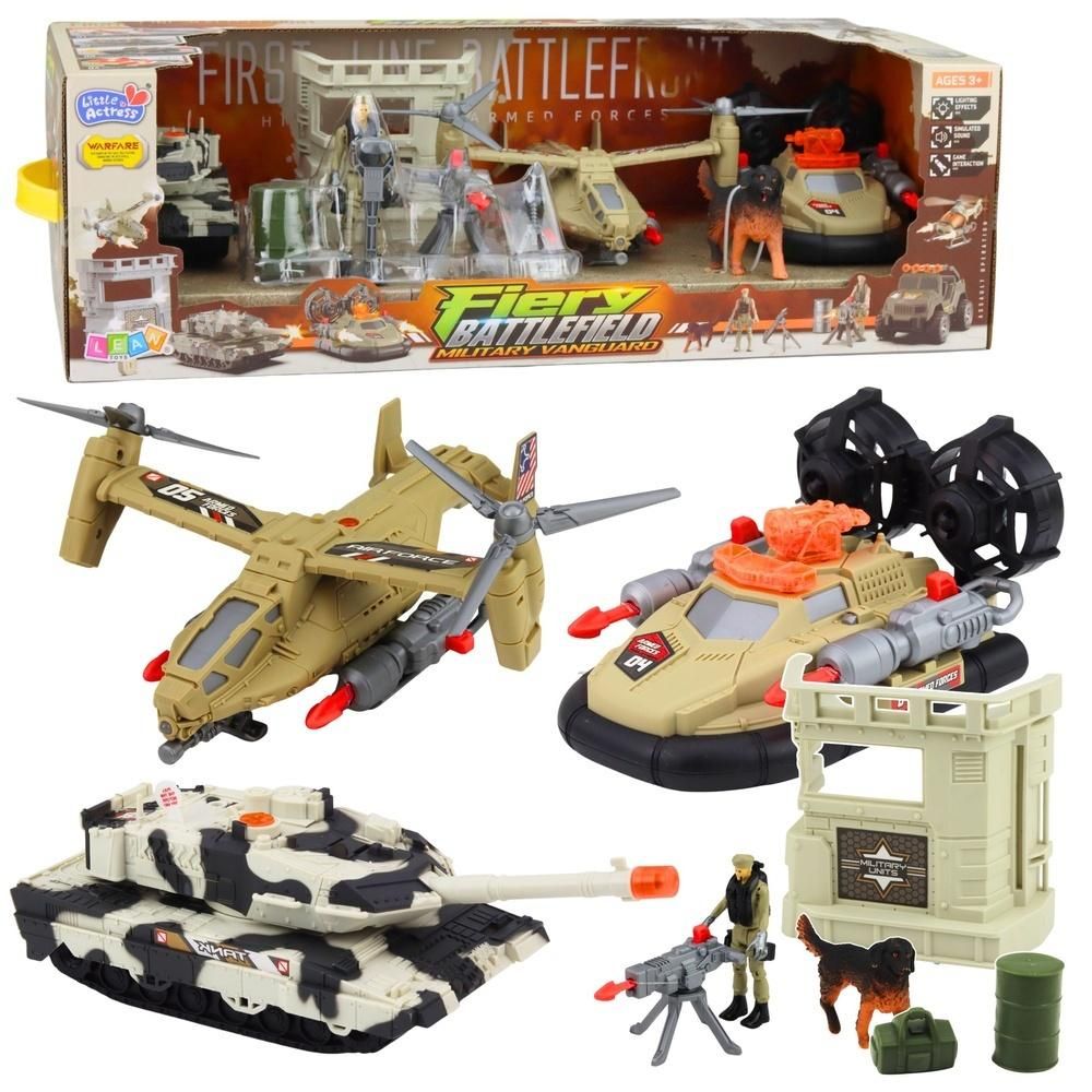 Zestaw militarny - model lub pojazd