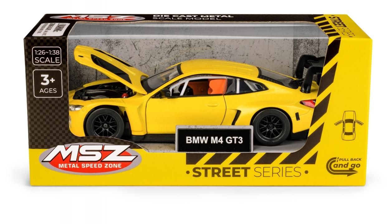 Bmw M4 Gt3 Yellow - model lub pojazd