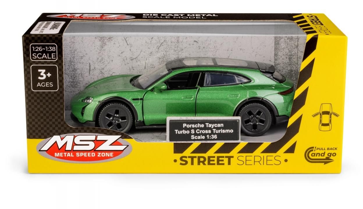 Porsche Taycan Turbo S Cross Turismo Green - model lub pojazd