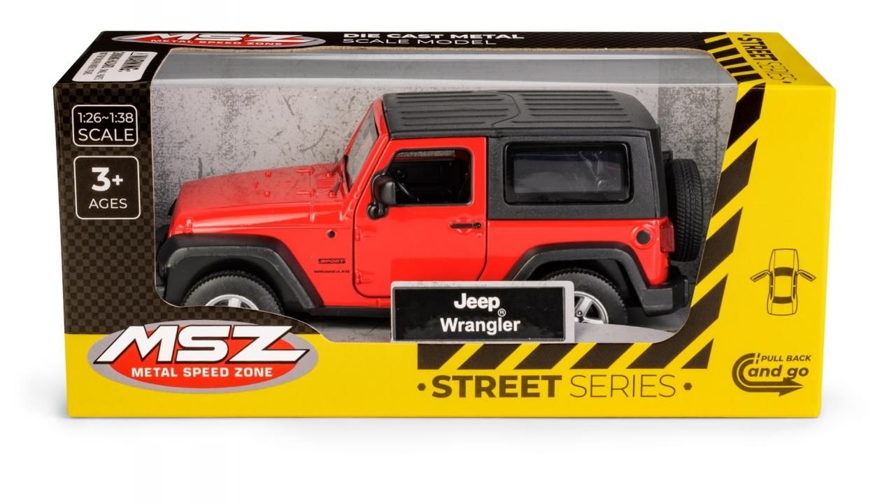 Jeep Wrangler Red - model lub pojazd