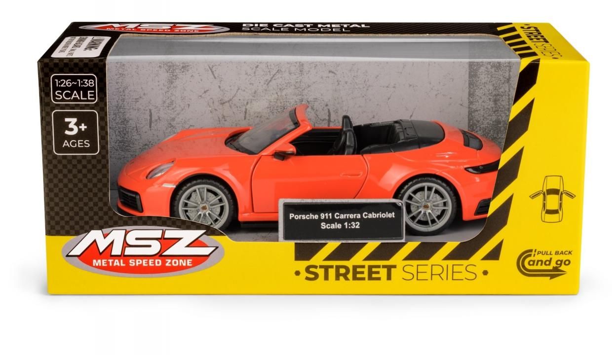 Porsche 911 Carrera Cabriolet Orange - model lub pojazd