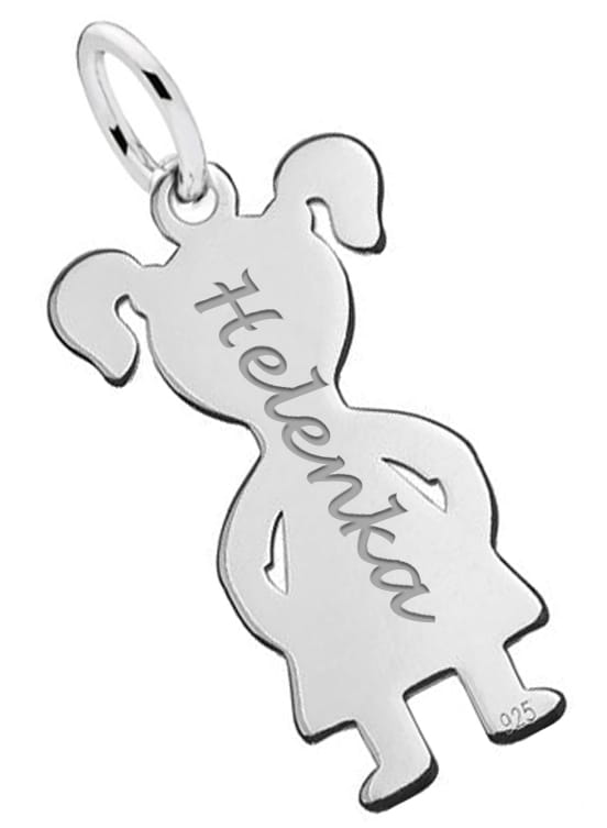 Charms - Dziewczynka + Grawer
