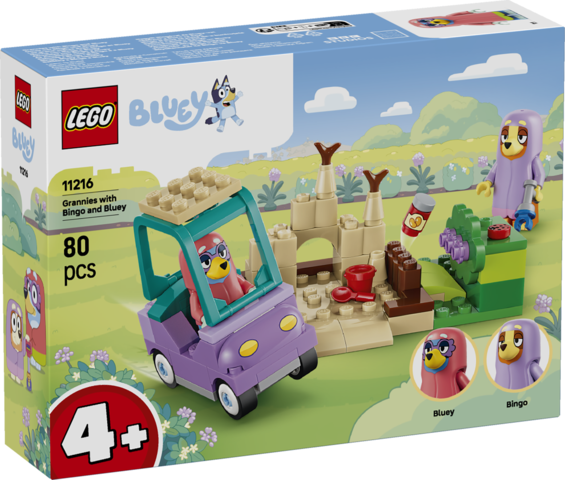 LEGO Bluey Babunie z Bingo i Blue 11216