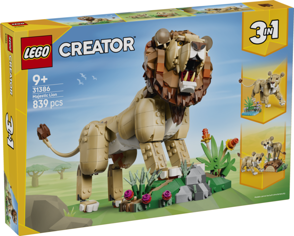 LEGO 31386 Creator Dzikie zwierzęta: Dumny lew