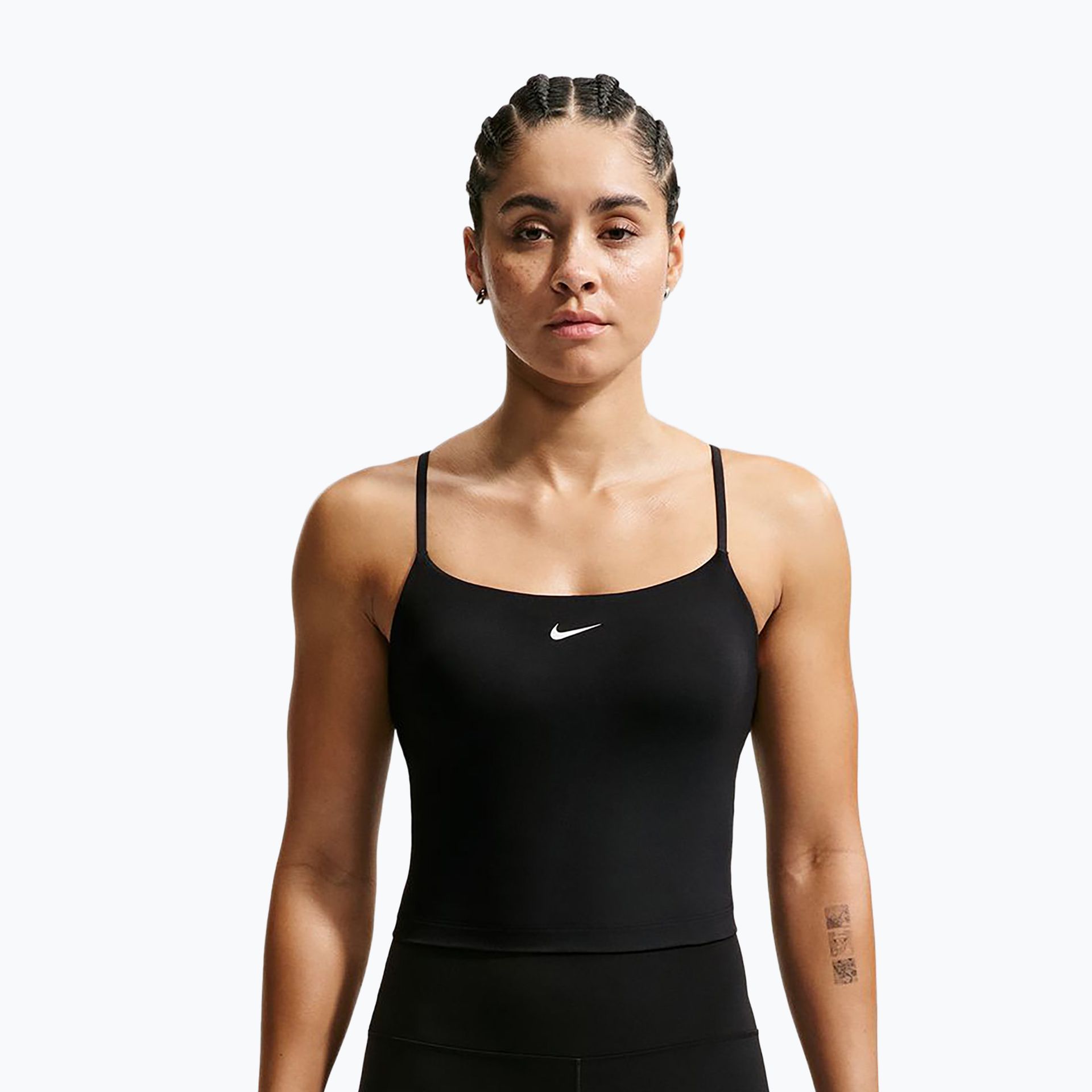 Biustonosz treningowy Nike One Medium Support black/white WYSYŁKA W 24H 30 DNI NA ZWROT