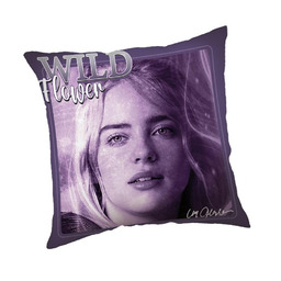 Jerry Fabrics Poduszka dekoracyjna 40x40 Billie Eilish fioletowa JF24