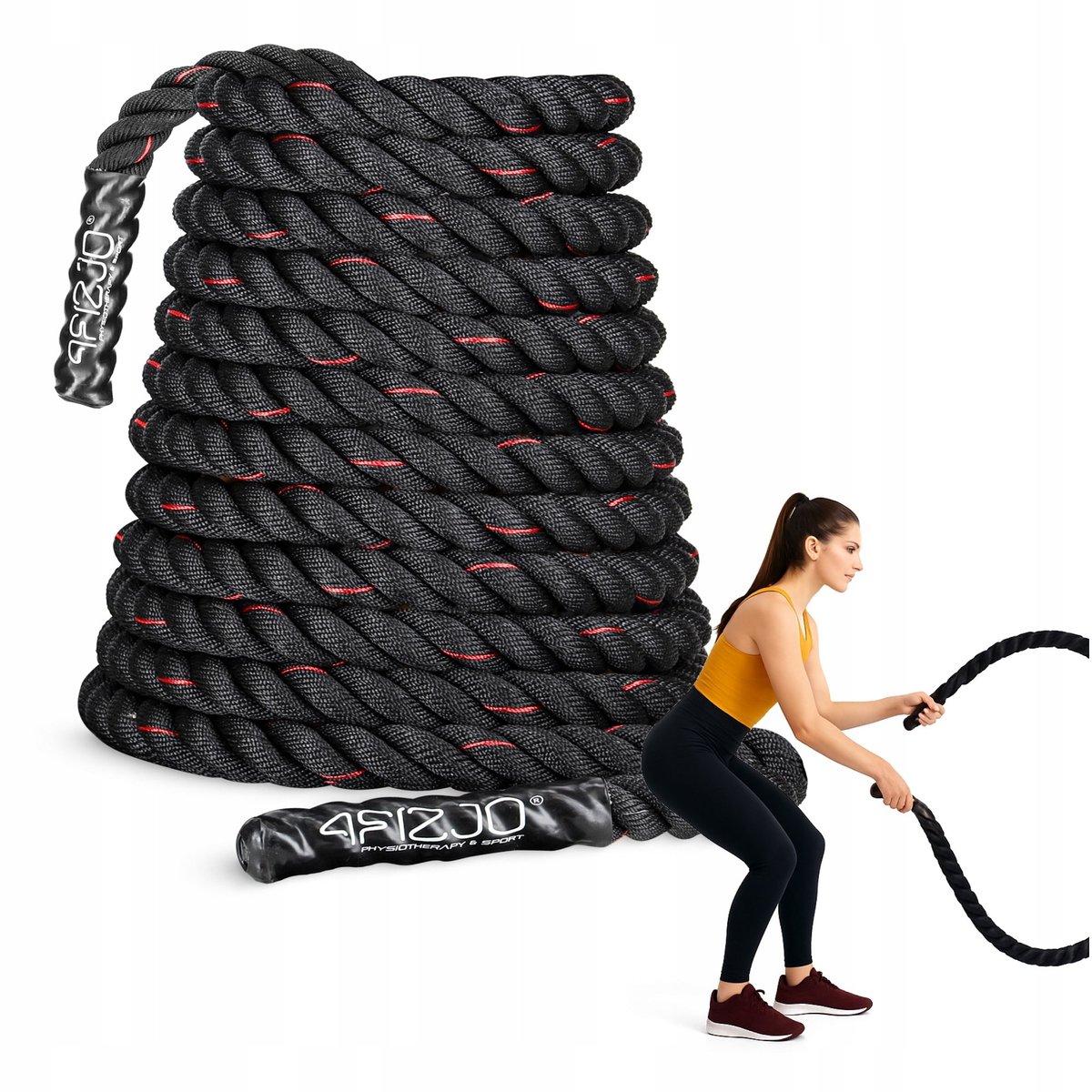 LINA crossfit TRENINGOWA power battle rope 9 m