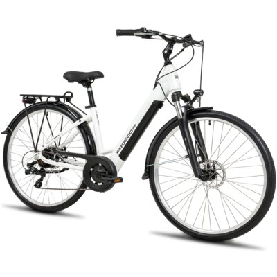 Rower elektryczny PROECO Easy 28172561-A U17 28 cali Biały