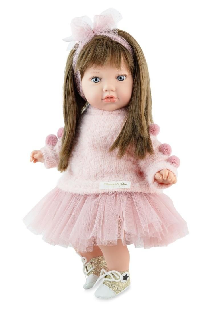 Lalka hiszpańska Alina Pink Angora 45cm - zabawka