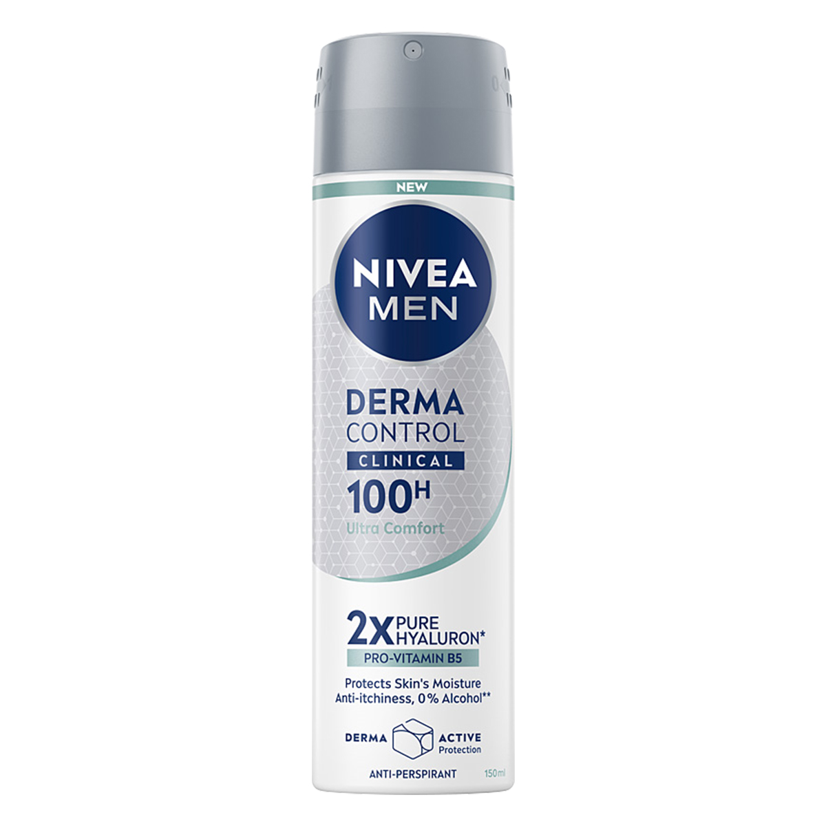 NIVEA Men Derma Control Clinical 100h Antyperspirant w Sprayu 150ml