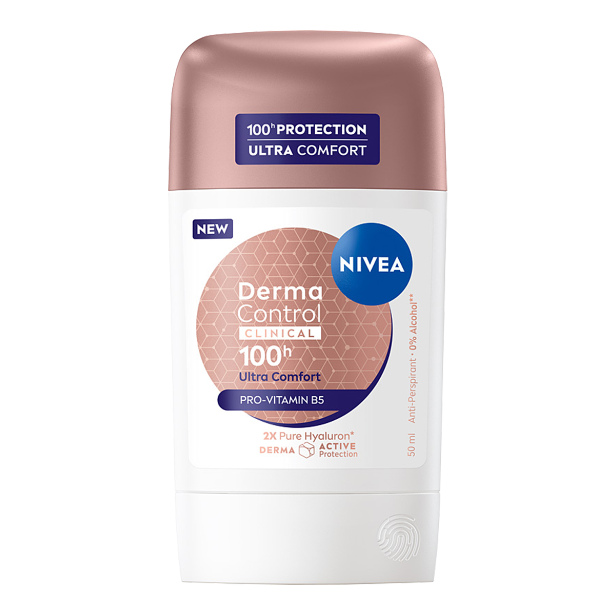 NIVEA Derma Control Clinical Ultra Comfort Antyperspirant w Sztyfcie 100h Ochrony 50ml