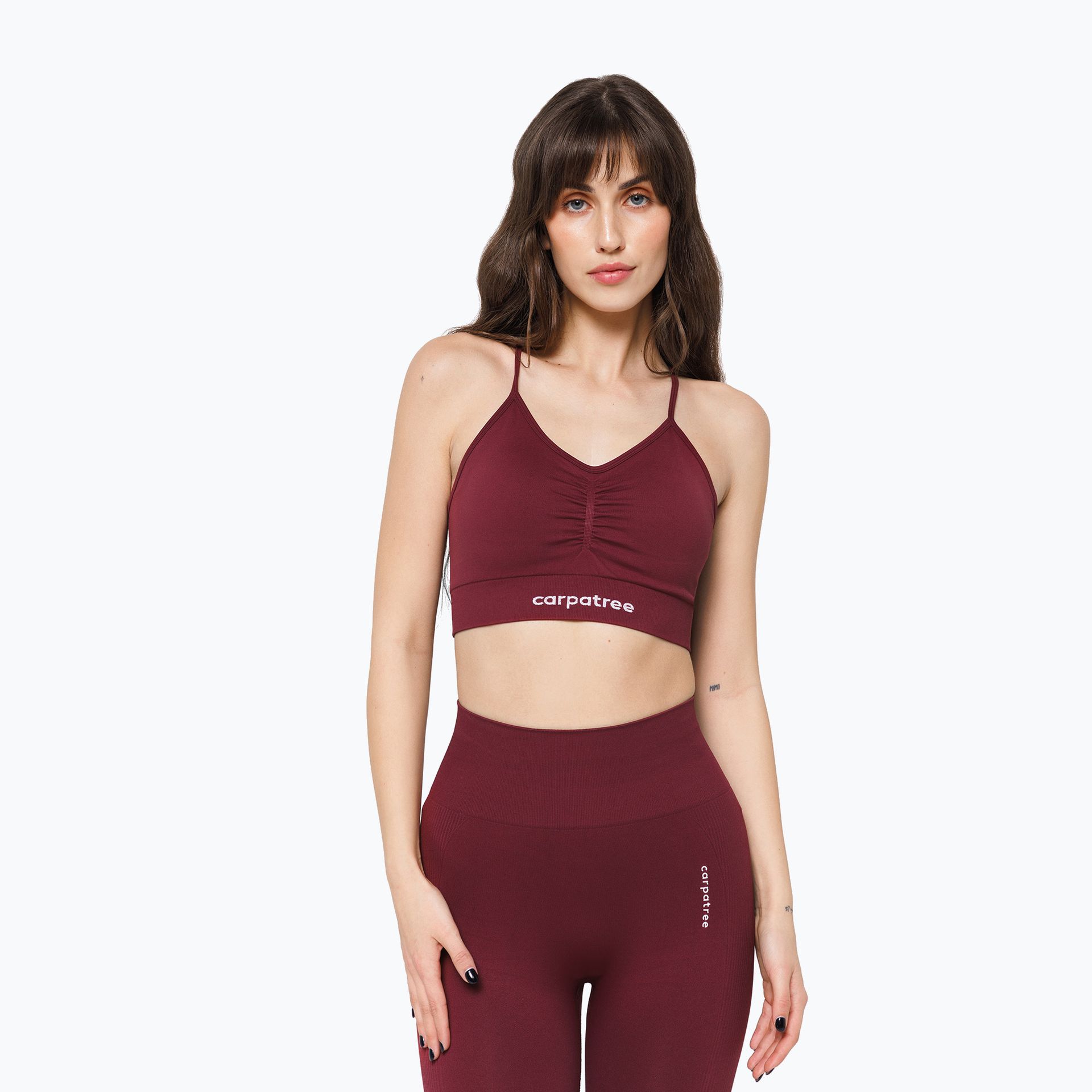 Biustonosz treningowy Carpatree Allure Seamless burgundy WYSYŁKA W 24H 30 DNI NA ZWROT