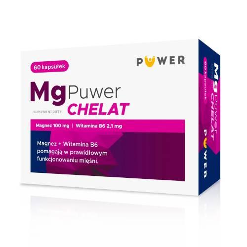 Mg Puwer Chelat, 60 kaps.