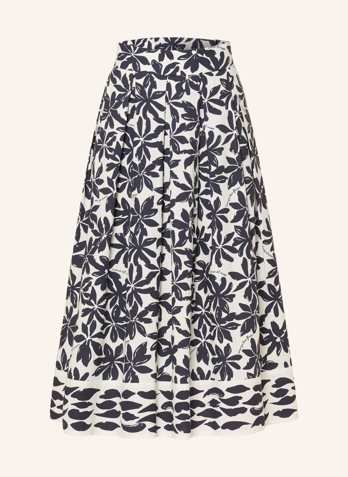 Robe Légère Spódnica Plisowana blau