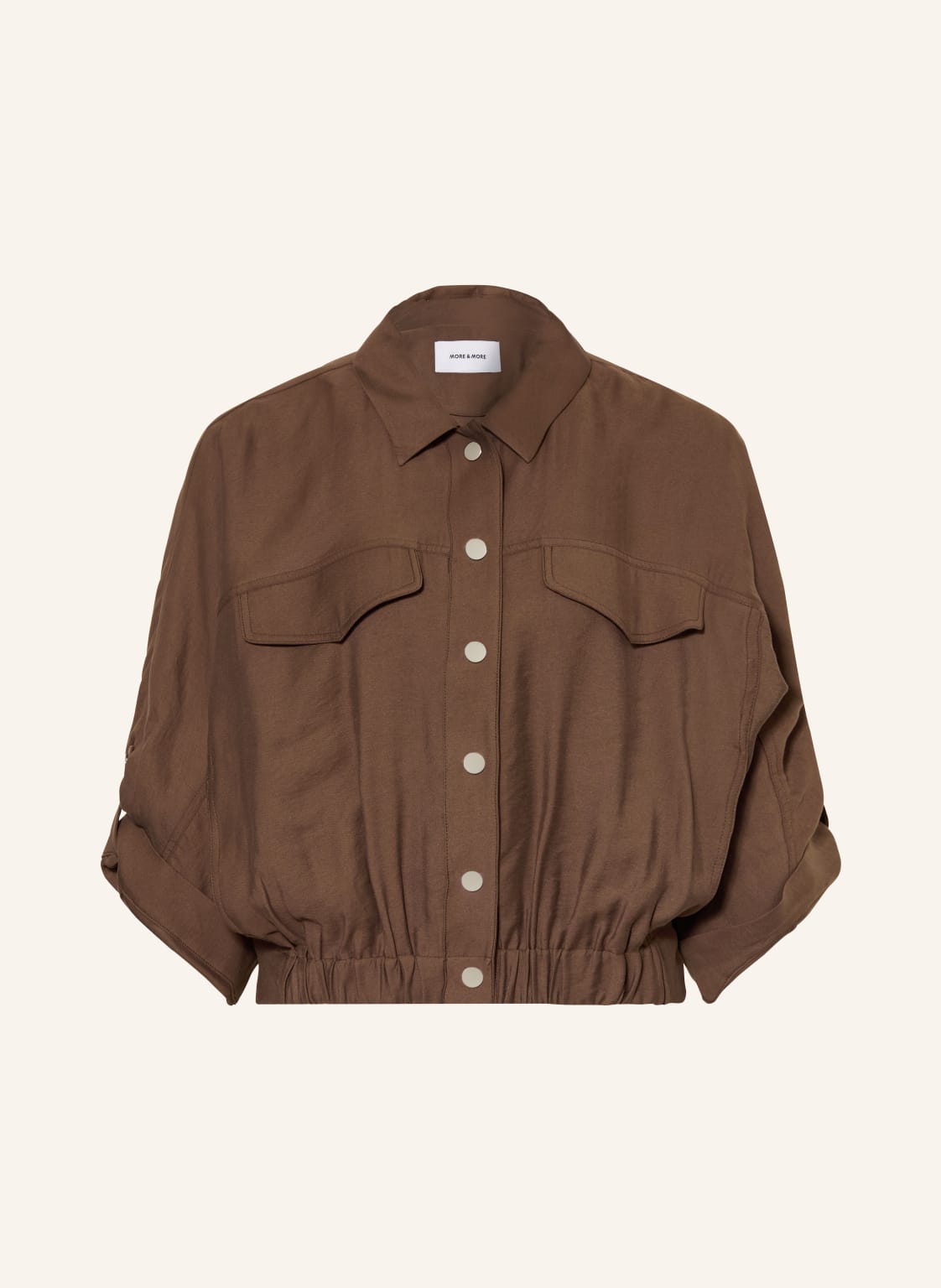 More & More Kurtka Typu Blouson Z Rękawami 3/4 braun