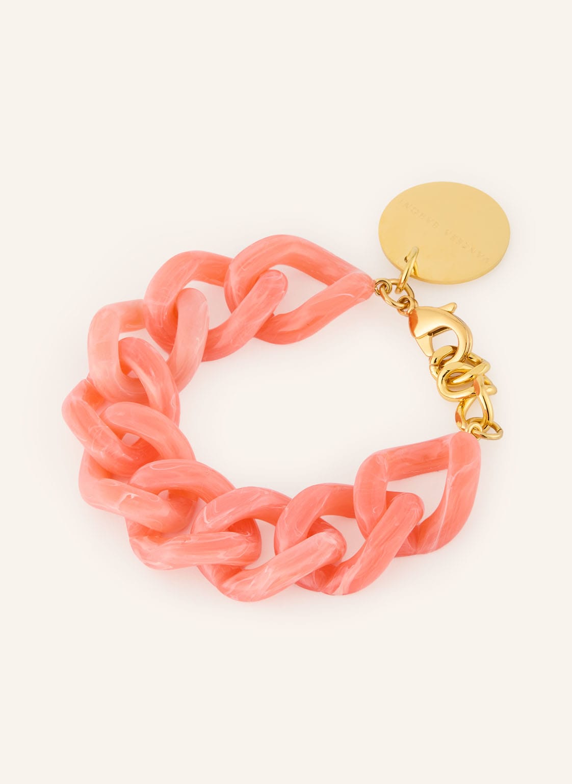 Vanessa Baroni Bransoletka Flat Chain rot