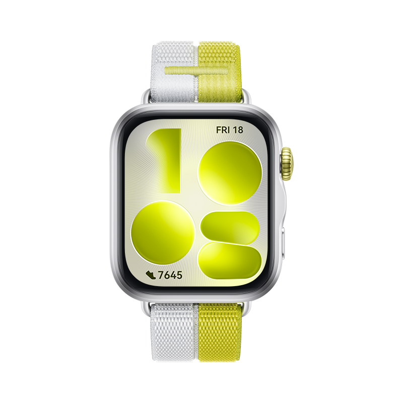 HUAWEI Watch Fit 3 Srebrno-zielony