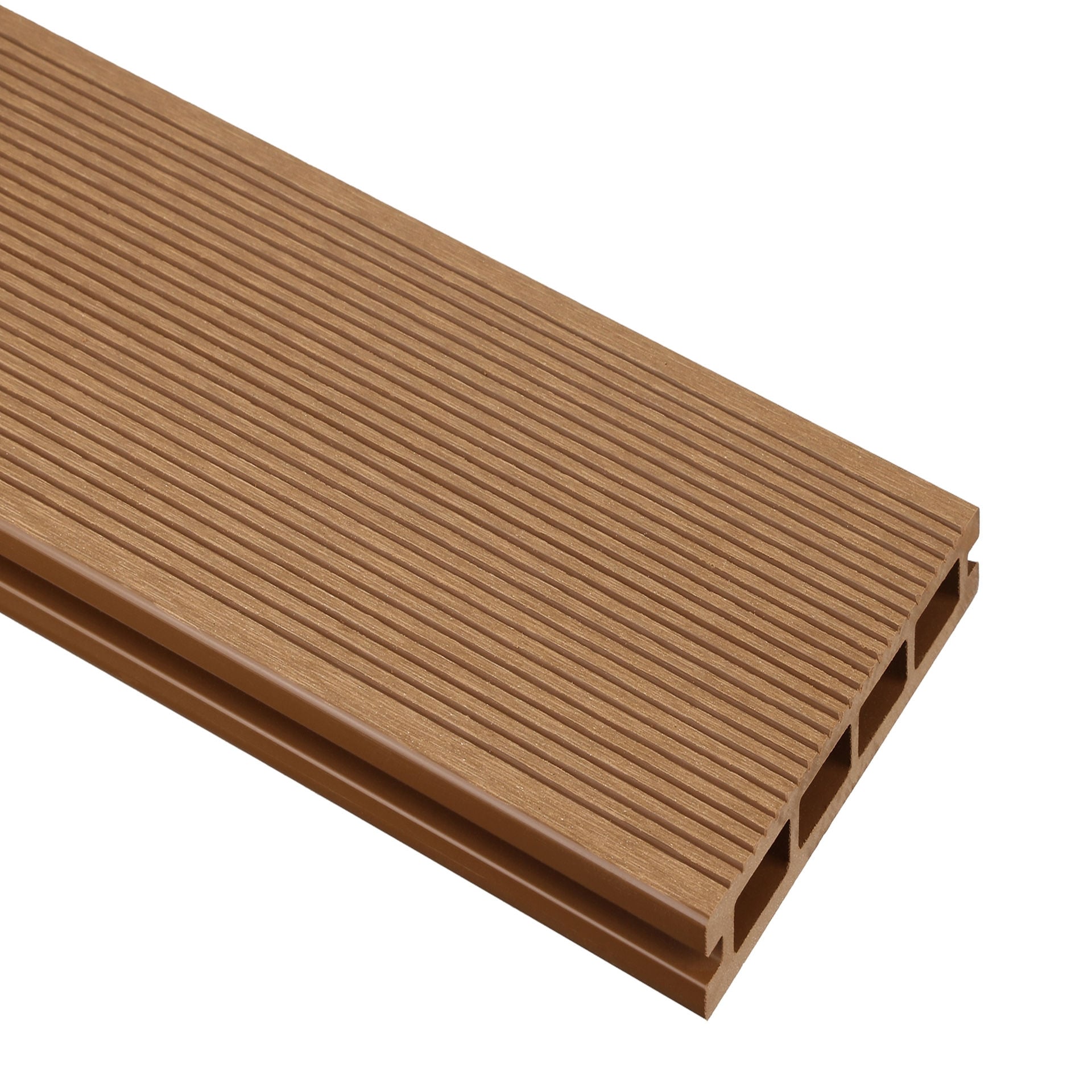 Komfort DESKA TARASOWA KOMPOZYTOWA 21X135X2200 mm BERGDECK JASNY TEAK