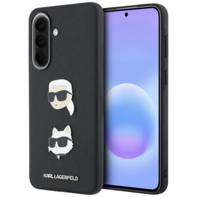 Etui KARL LAGERFELD Karl&Choupette Heads do Samsung Galaxy A57 5G Czarny