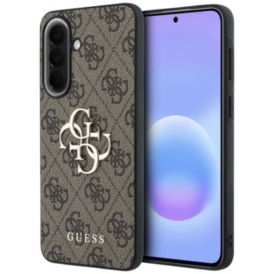 Etui GUESS Leather 4G Metal Logo do Samsung Galaxy A57 5G Brązowy
