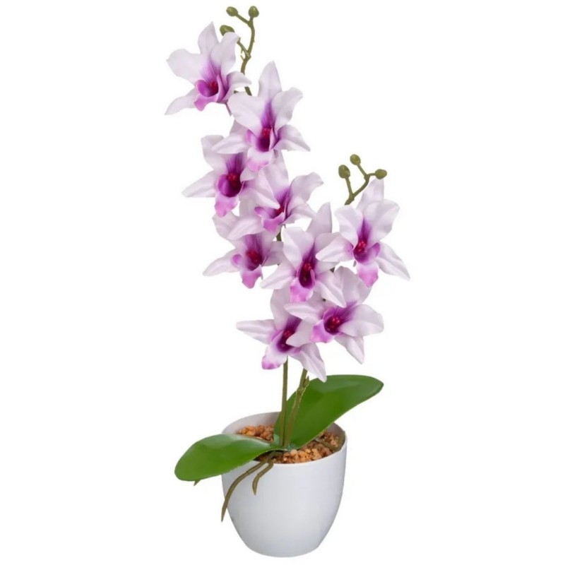 Sztuczna orchidea ORCHID ELEGANCE w doniczce 43 cm