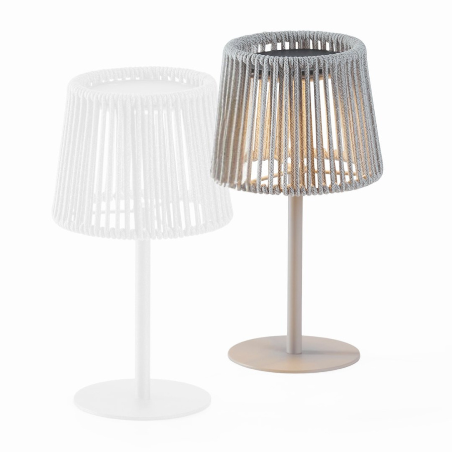 Lampa solarna LUMEN, beige P146003