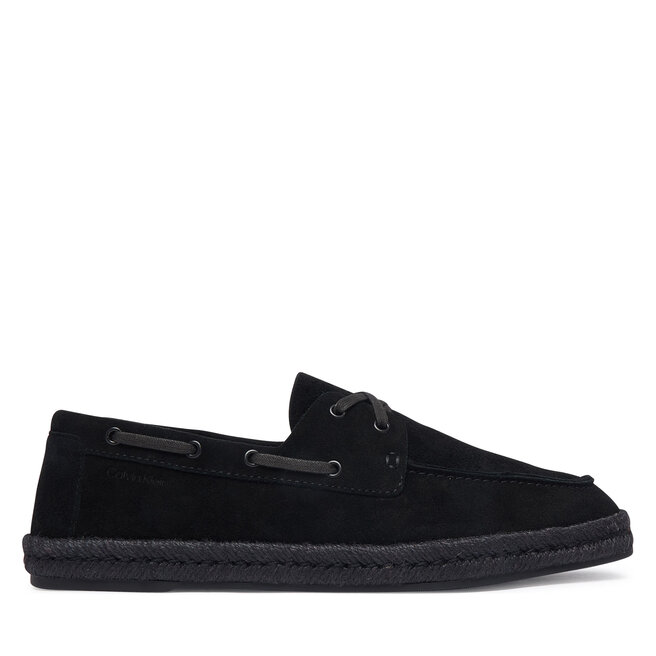 Espadryle Calvin Klein Espadrille Hybrid Boat Su HM0HM02174 Czarny