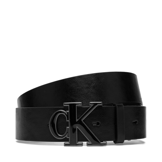 Pasek Calvin Klein Ck Enamel Buckle 40Mm LV04D7150G Czarny