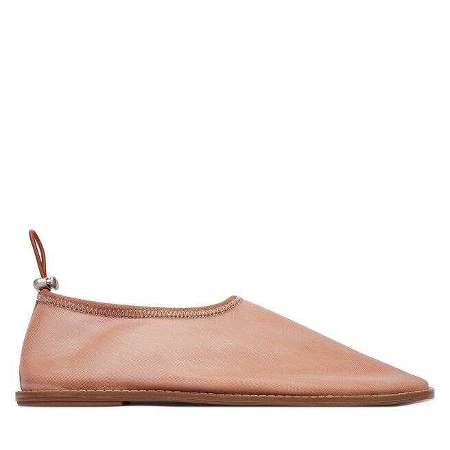 Baleriny Calvin Klein Stretch Ballerina Shoe Spac Mesh HW0HW03041 Koralowy