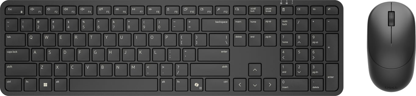 DELL Pro 5 KM526 Dom/Biuro RF Wireless QWERTY Amerykański międzynarodowy Czarny KM526-BLK-INT