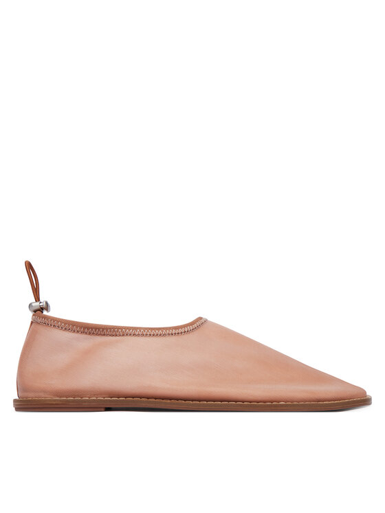 Calvin Klein Baleriny Stretch Ballerina Shoe Spac Mesh HW0HW03041 Koralowy