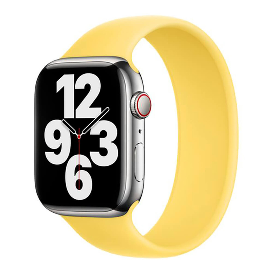 APPLE PASEK APPLE WATCH SOLO LOOP 42/44/45MM ROZMIAR 9 LEMON ZEST OTWARTE OPAKOWANIE