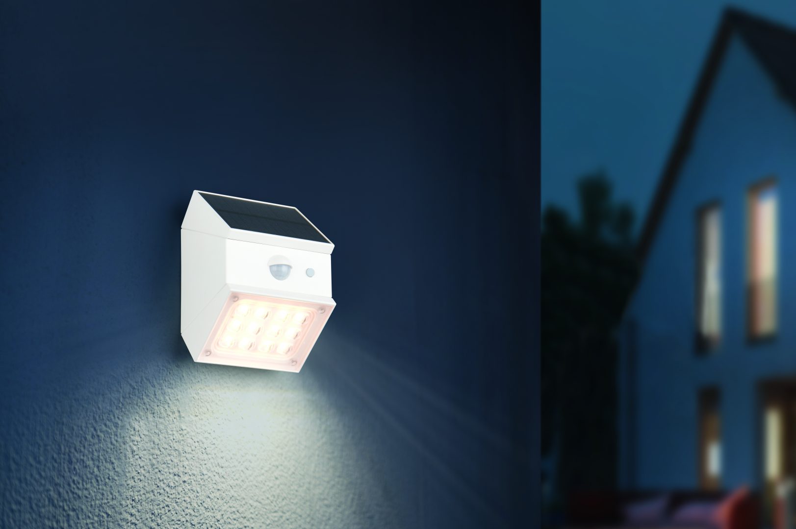 RL TALCA lampa ścienna solar LED 2,5W CCT z czujnikiem biała regulowana IP65 R25119631