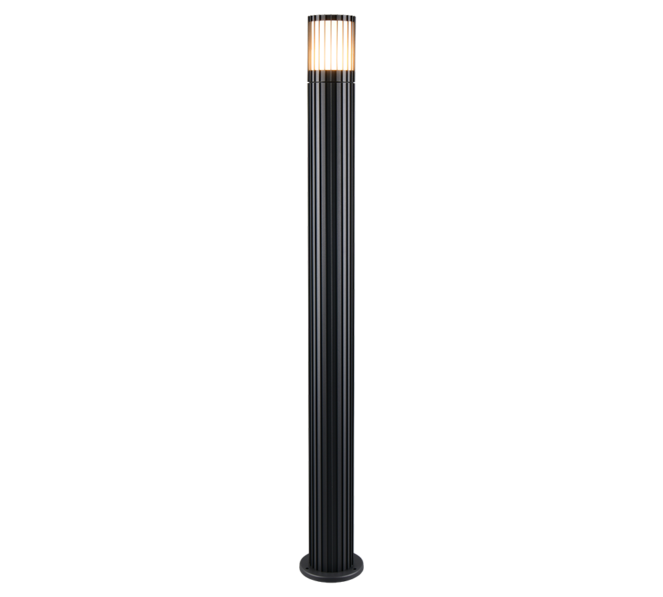 Trio Leuchten VOLGA lampa zewnętrzna stojąca 100cm antracyt ryflowana IP54 1xE27 469460142