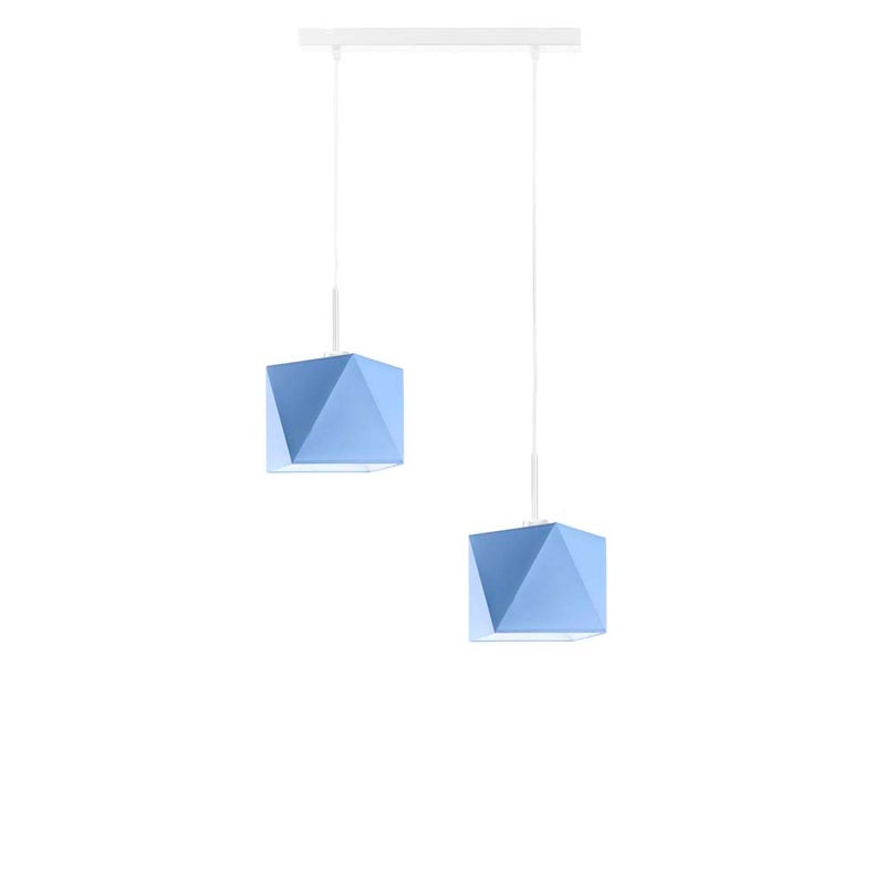Lampa wisząca zwis żyrandol sufitowa z abażurami diament BELARUS Z2
