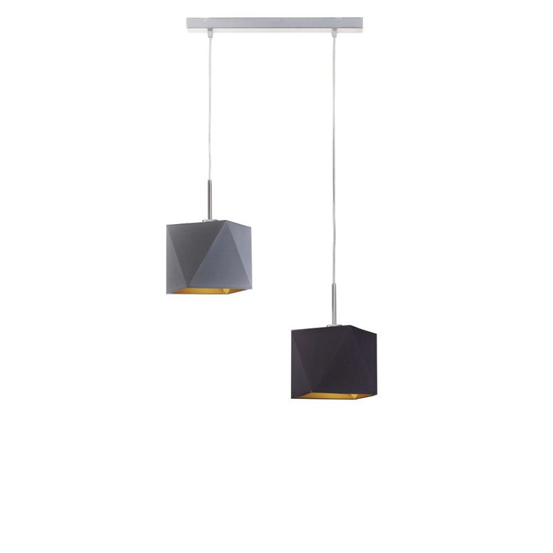 Lampa wisząca zwis żyrandol sufitowa z abażurami diament BELARUS Z2