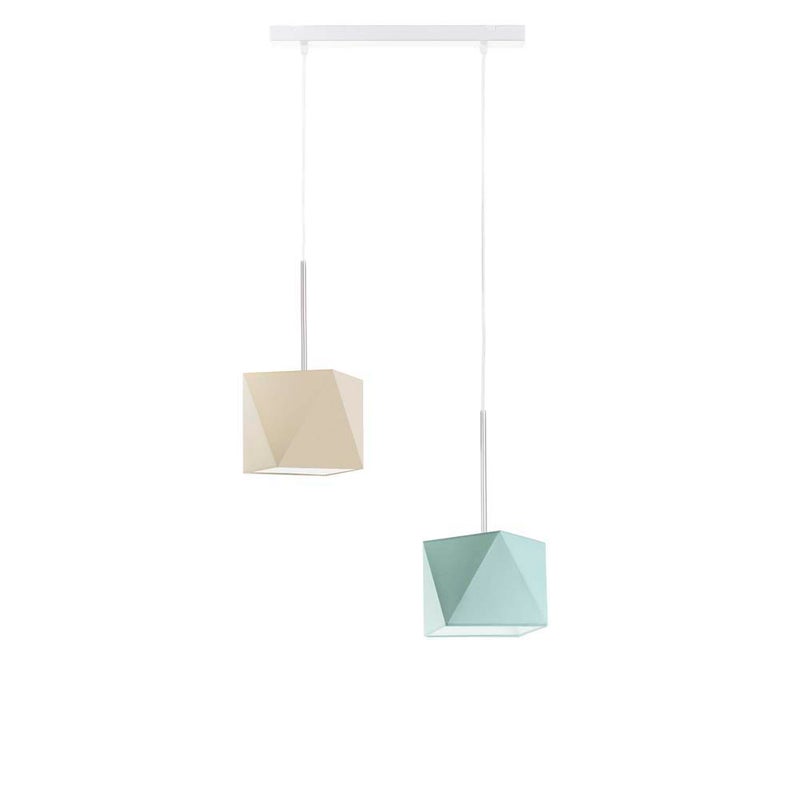 Lampa wisząca zwis żyrandol sufitowa z abażurami diament BELARUS Z2