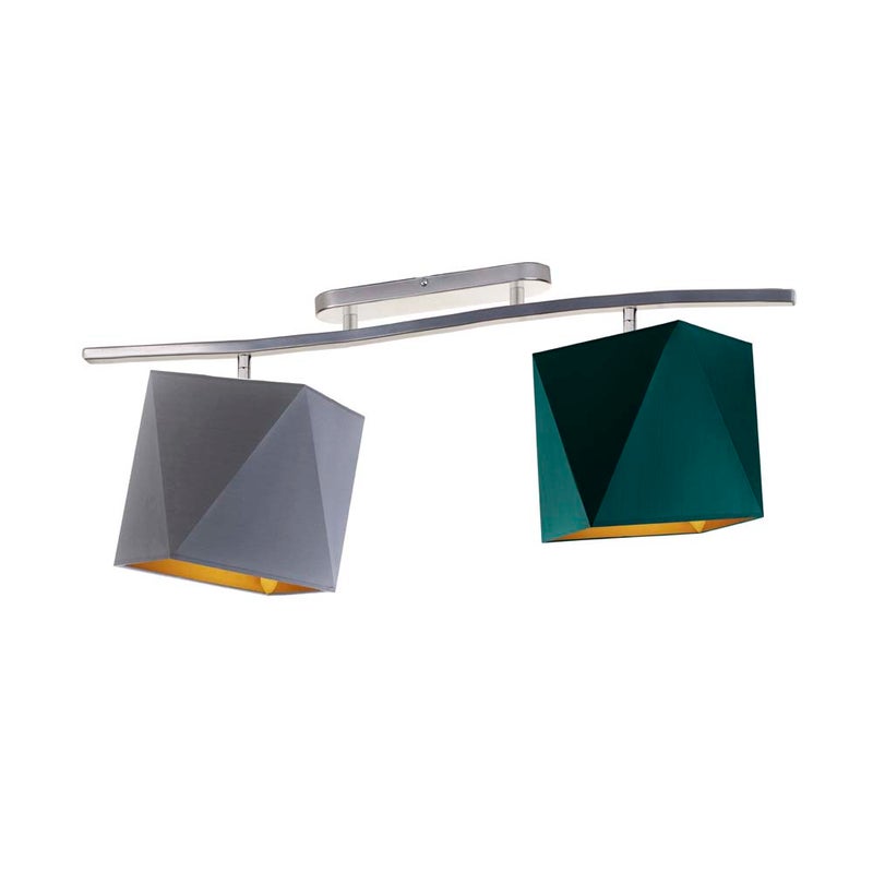 Lampa żyrandol plafon sufitowy z abażurami diament MICHELLE FALA P2