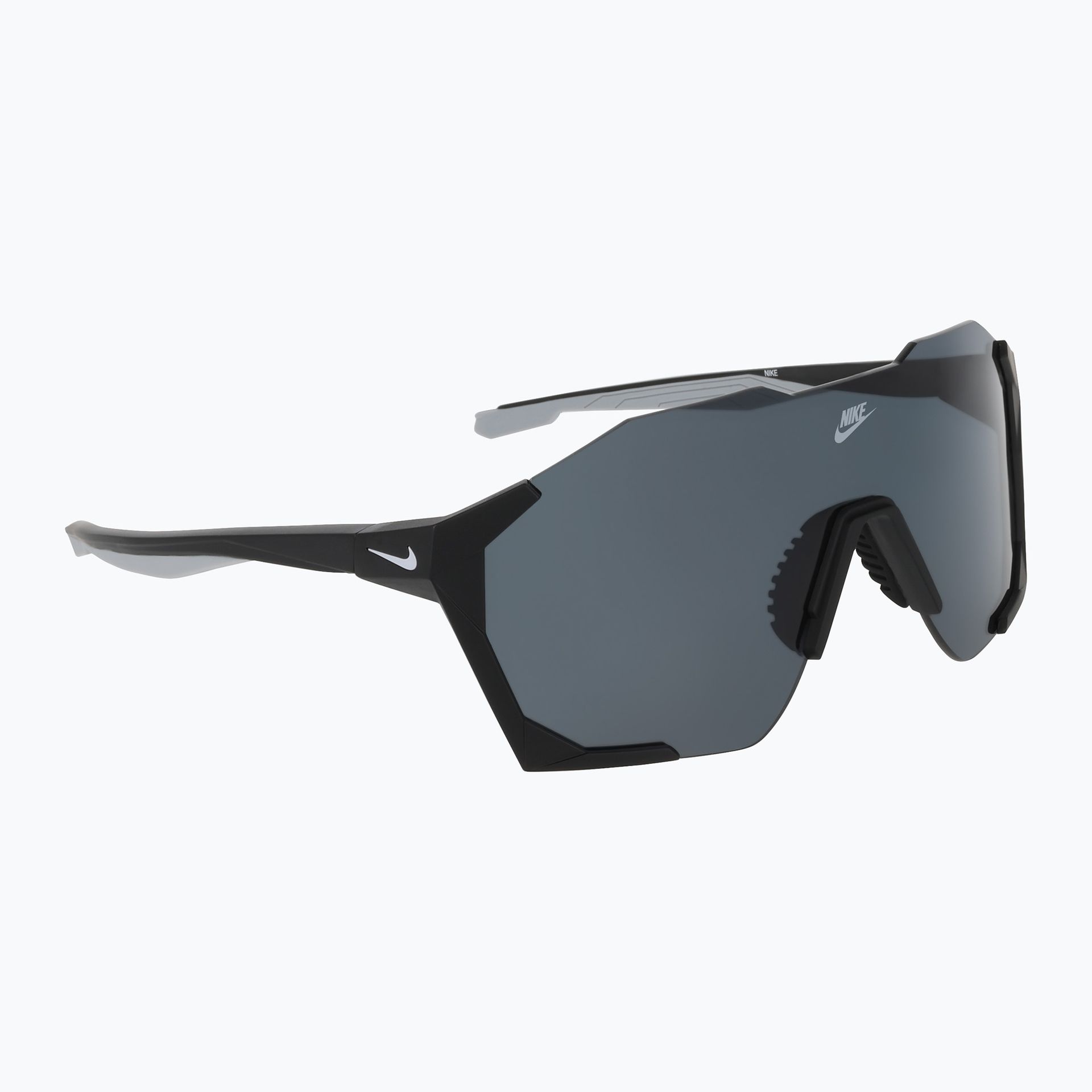 Okulary przeciwsłoneczne Nike Charged Shield matte black/grey WYSYŁKA W 24H 30 DNI NA ZWROT